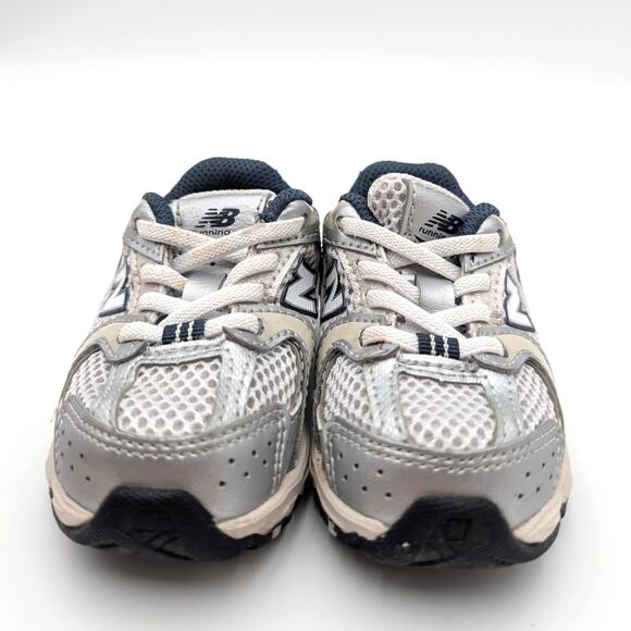 New Balance 530 Bungee Toddler Sneaker Shoes Silver/White/Gray Size US5 EU21 - Picture 2 of 11